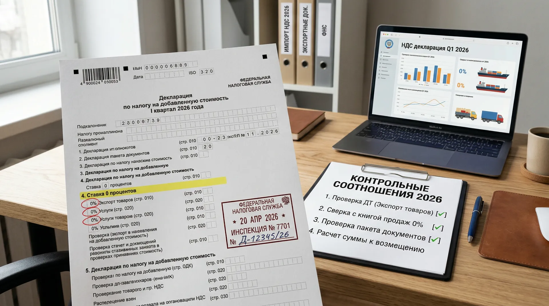 VAT for the 1st quarter of 2026: the Federal Tax Service has increased checks on exports and imports