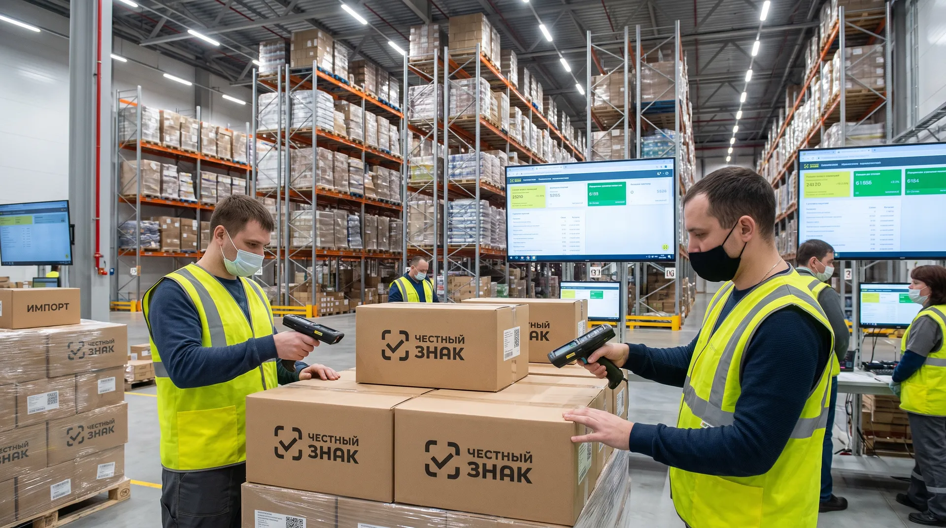 Import labeling launched in Yanino directly at the customs warehouse