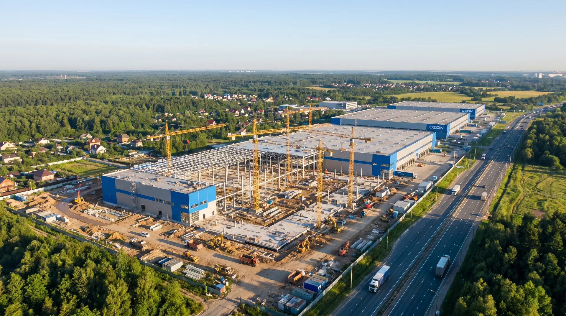 Ozon is building a sorting center in Pushkino on 65,000 square meters. m for 11 billion rubles