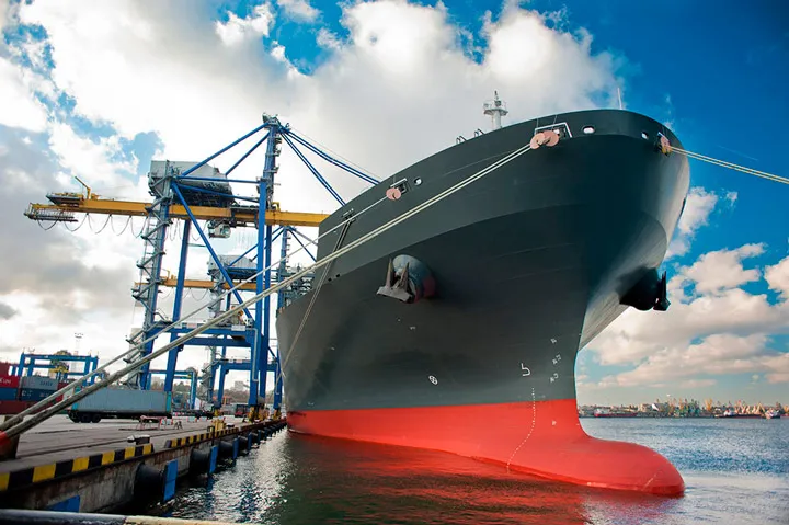 The world's largest all-electric cargo ship has been launched in China.