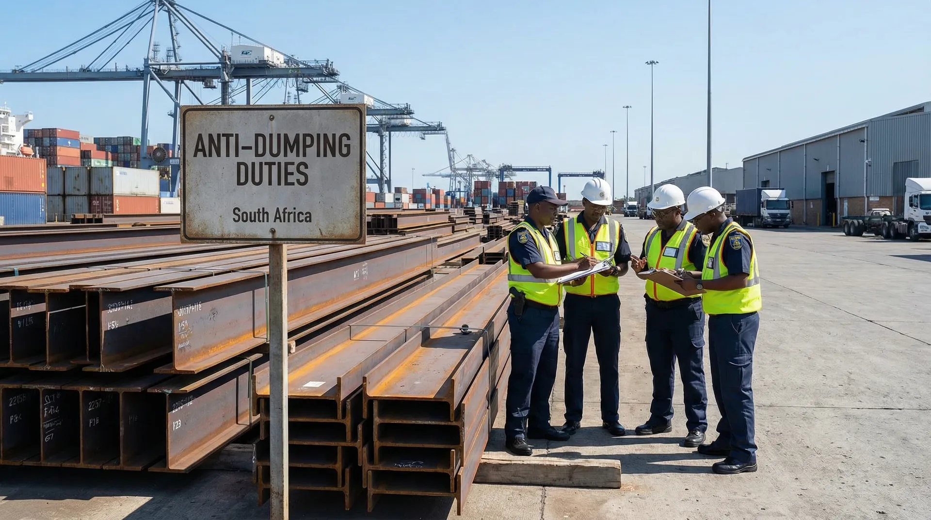 South Africa has imposed duties of up to 74.98% on steel from China: the import market is changing