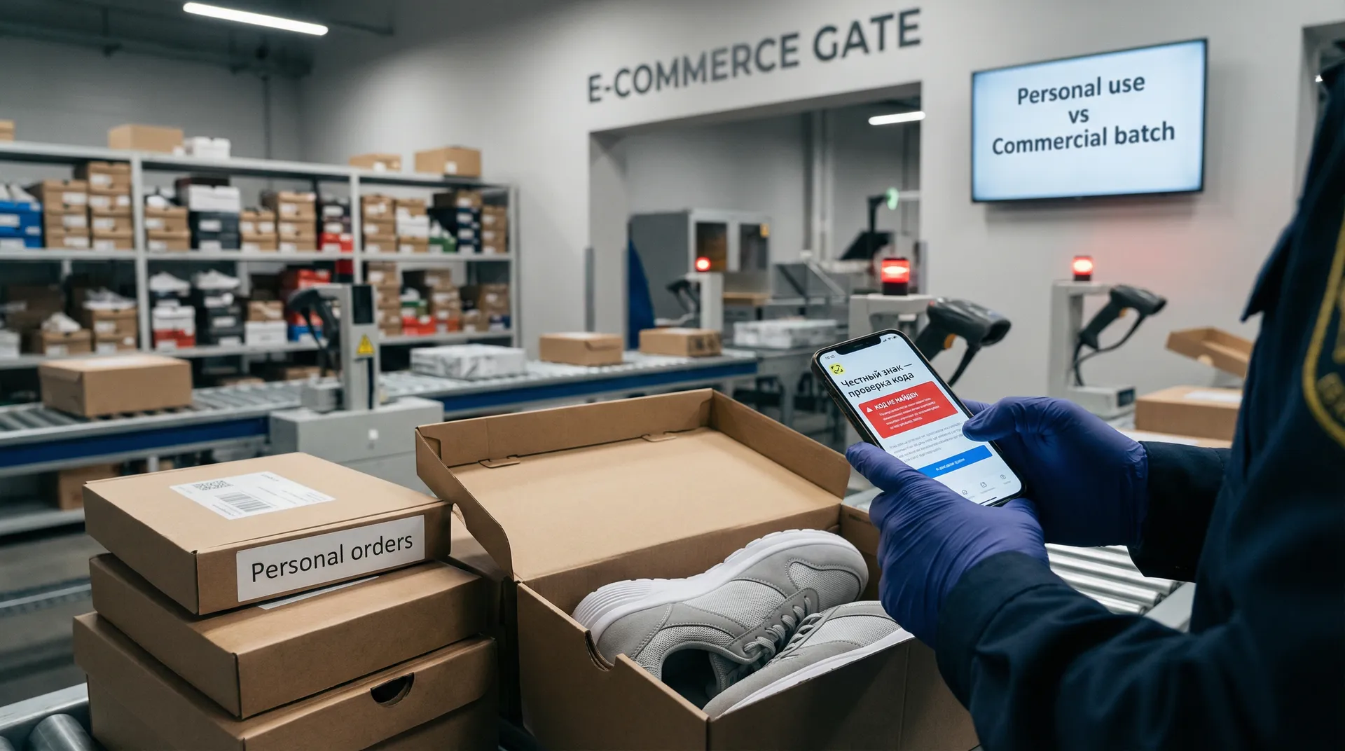 Shoes without an "Honest Mark": how shipments come in as "personal orders"