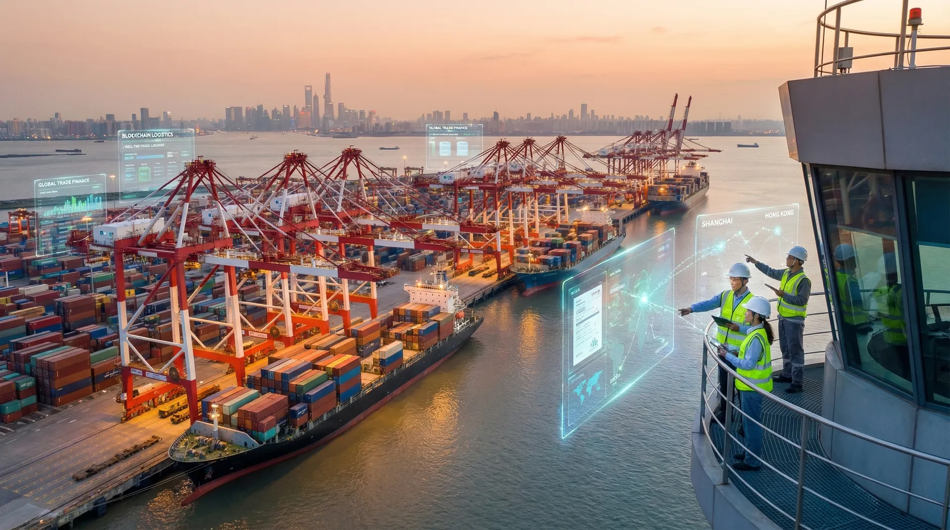 Hong Kong and Shanghai combine logistics and finance through Blockchain