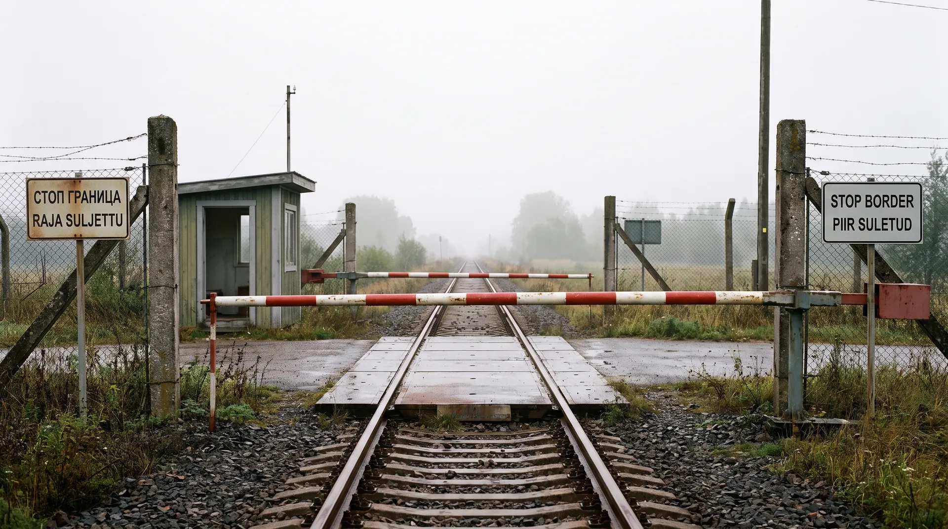 Russia has closed railway crossings on the borders with Finland, Latvia and Estonia.