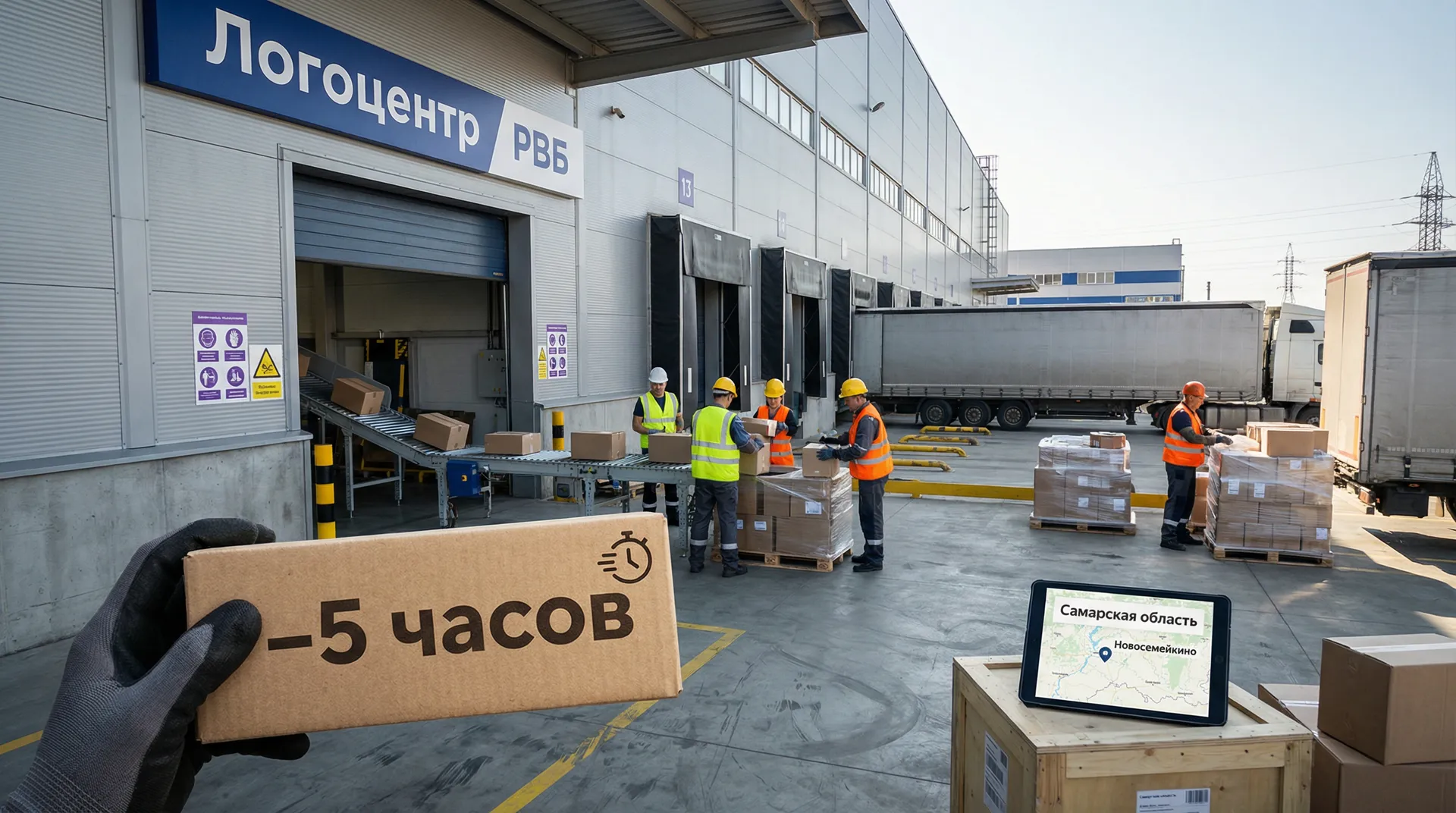 RVB logocenter in Samara region accelerated delivery by 5 hours