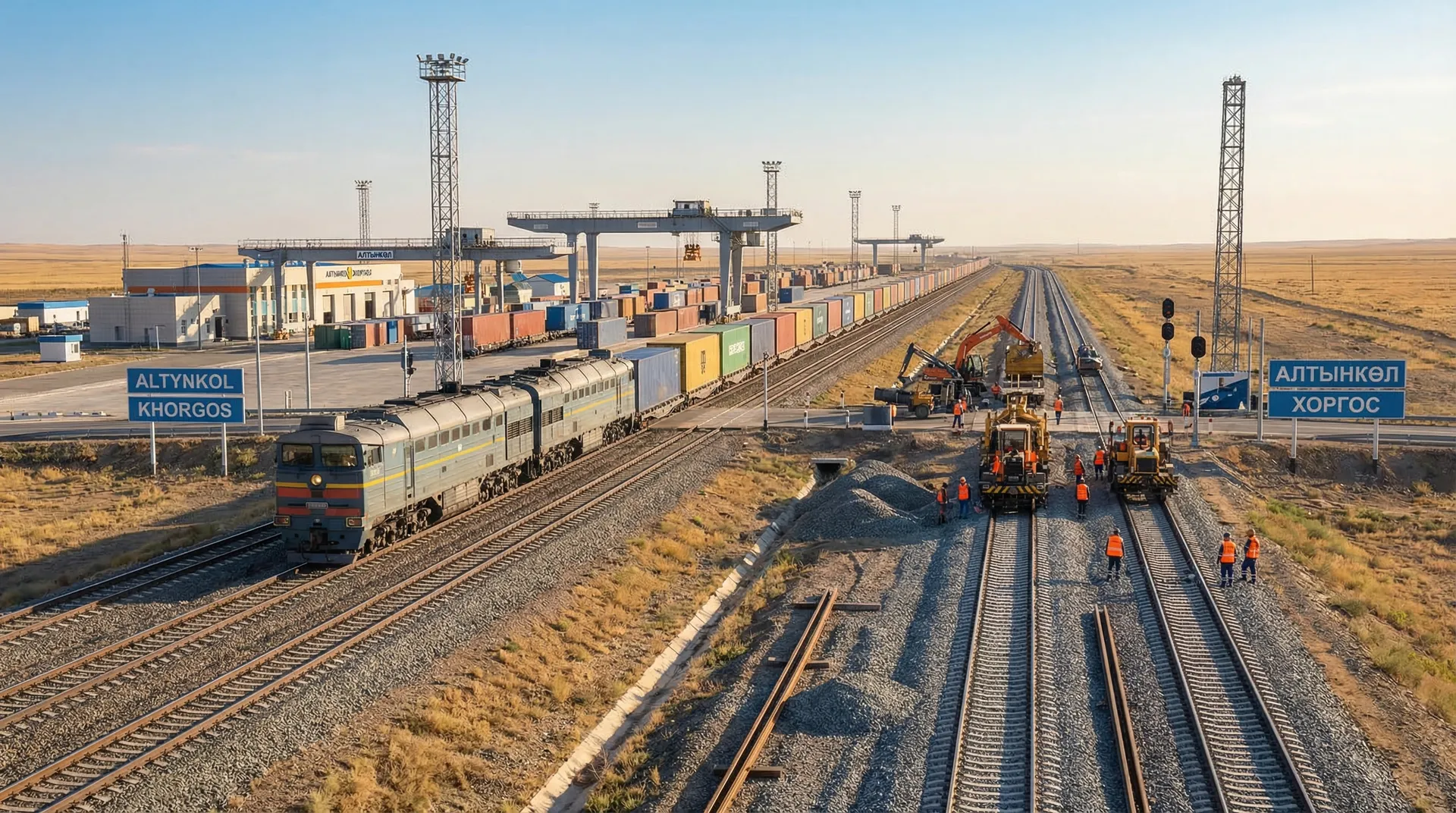 Altynkol – Khorgos to double train capacity by 2026