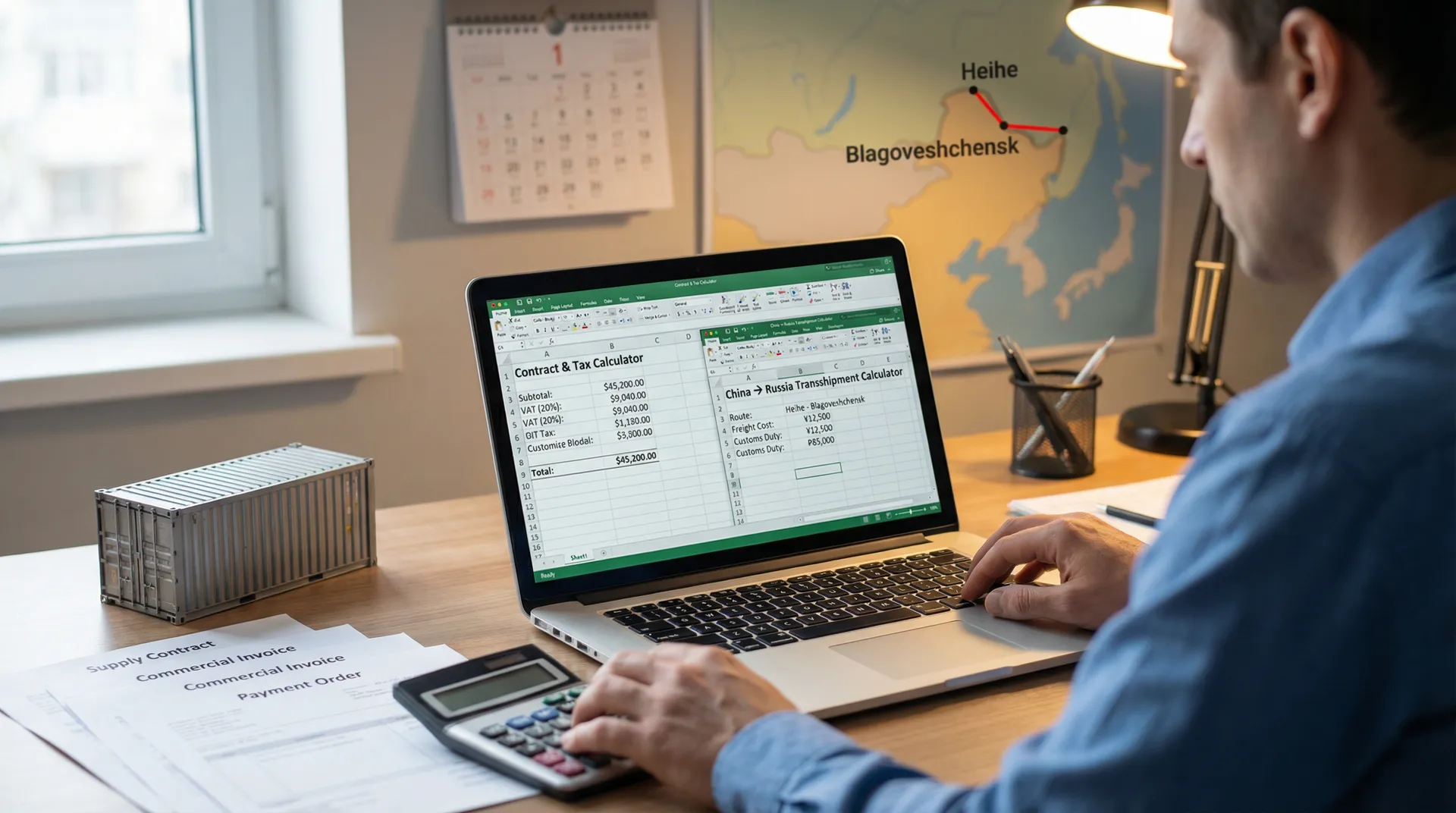 China on pause: 2 calculators that will quickly show the real cost and margin in white logistics