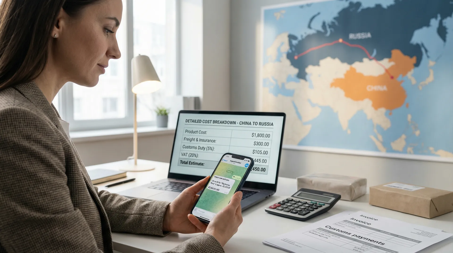 Banks calculate white imports from China via Telegram bot