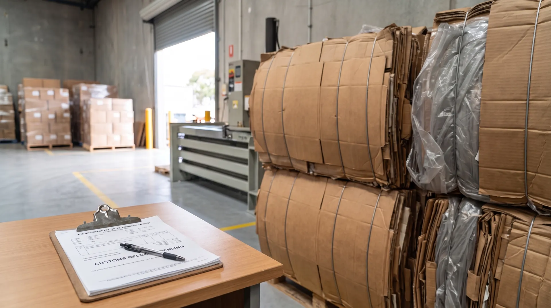 Eco-collection is paid again before the goods are released by customs