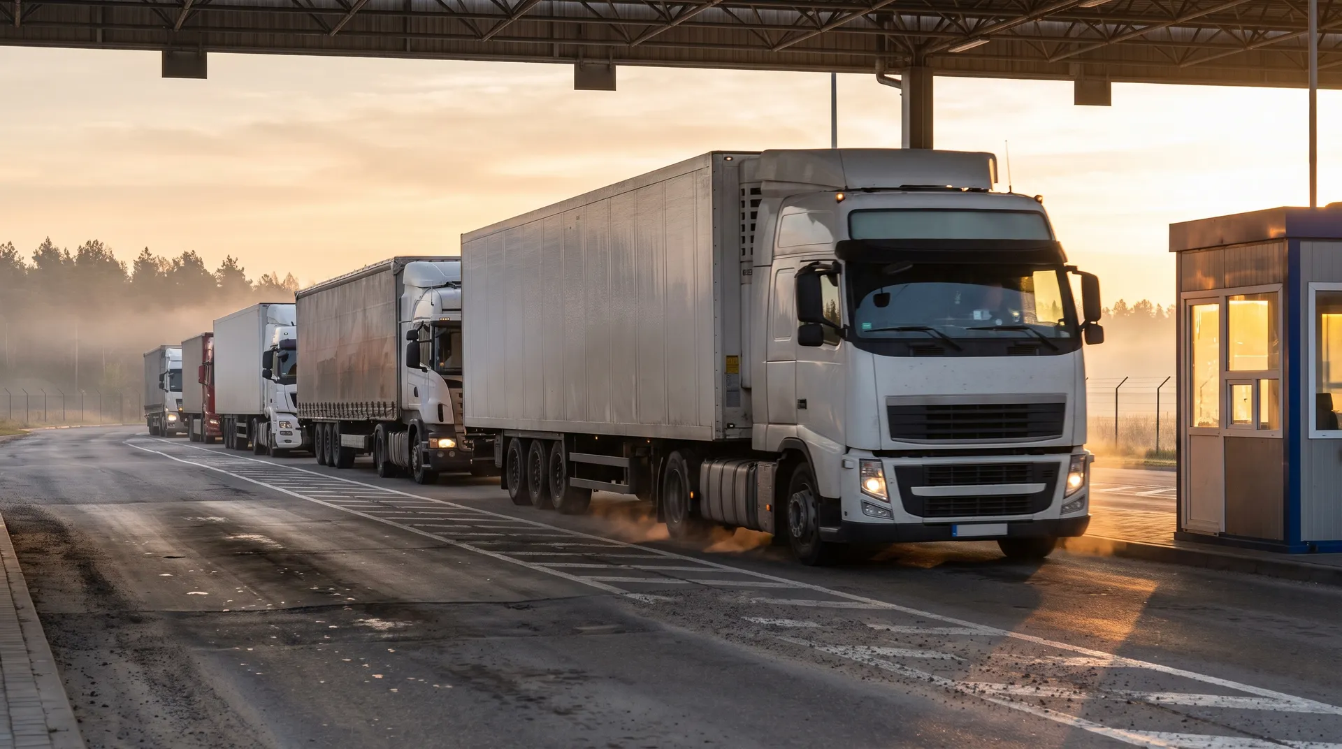 Starting from September 1, the rules of border control for trucks are being changed