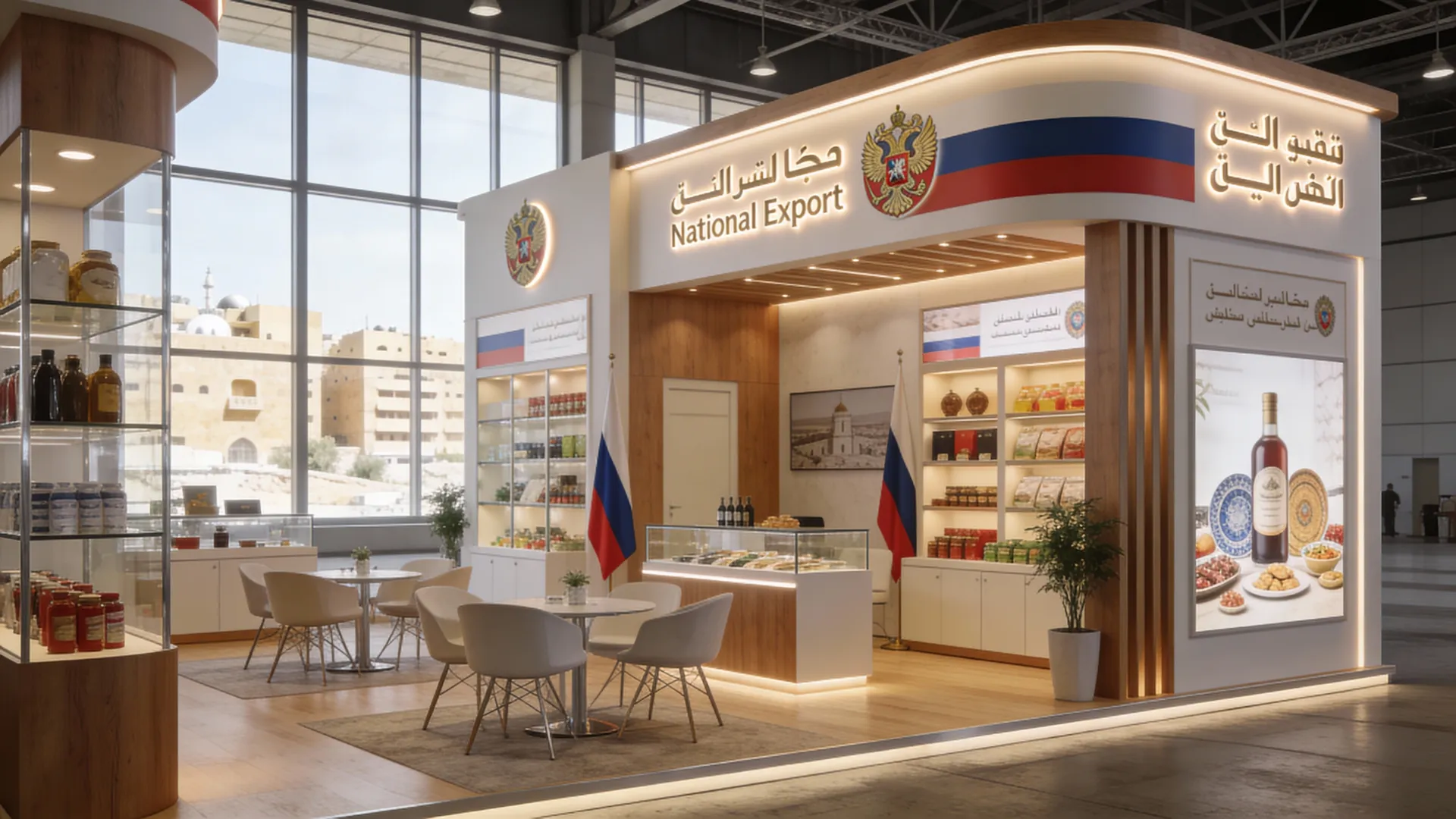 Russian exporters enter Jordan through the national pavilion