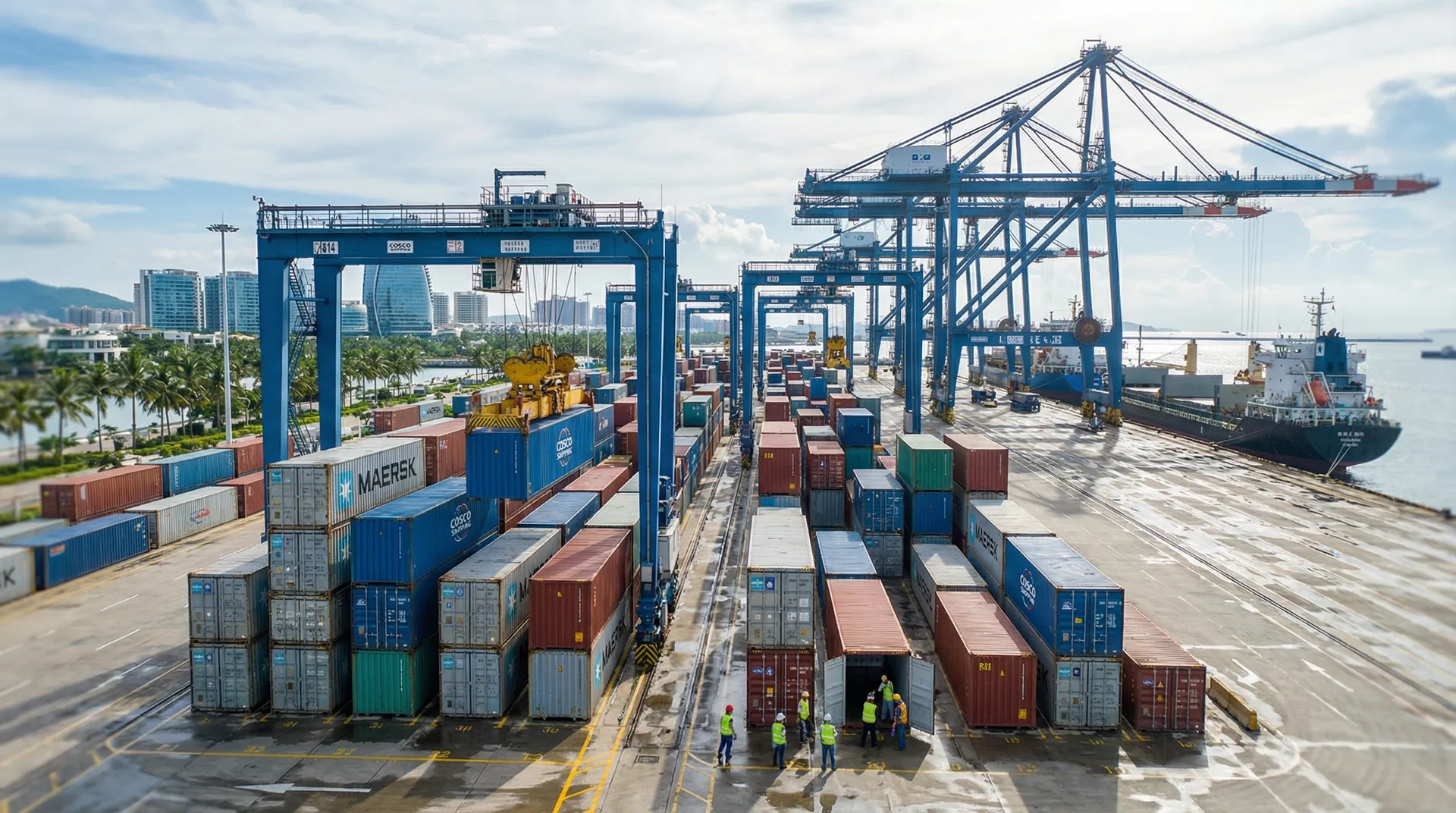 China accelerates trade through Hainan Port