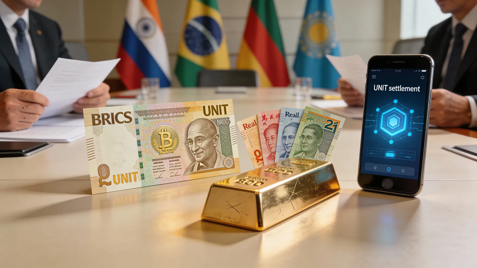 BRICS discusses "UNIT": a basket of 40% gold and 60% currencies to reduce dependence on the dollar