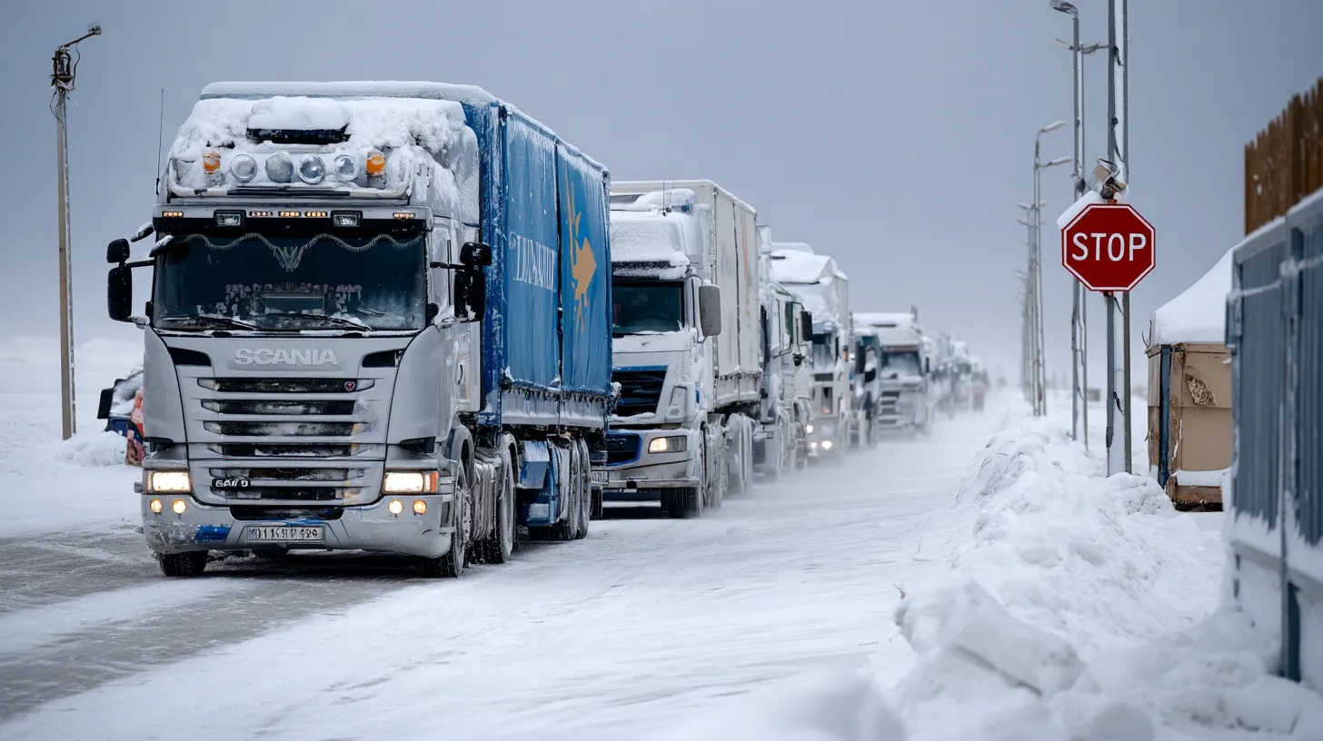 Gray imports paralyzed the border: trucks from China stopped at Kazakh crossings