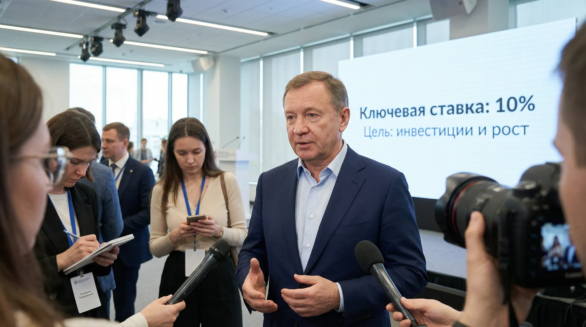 The Russian Union of Industrialists and Entrepreneurs asks for a 10% rate: business sees the risk of a cooling economy