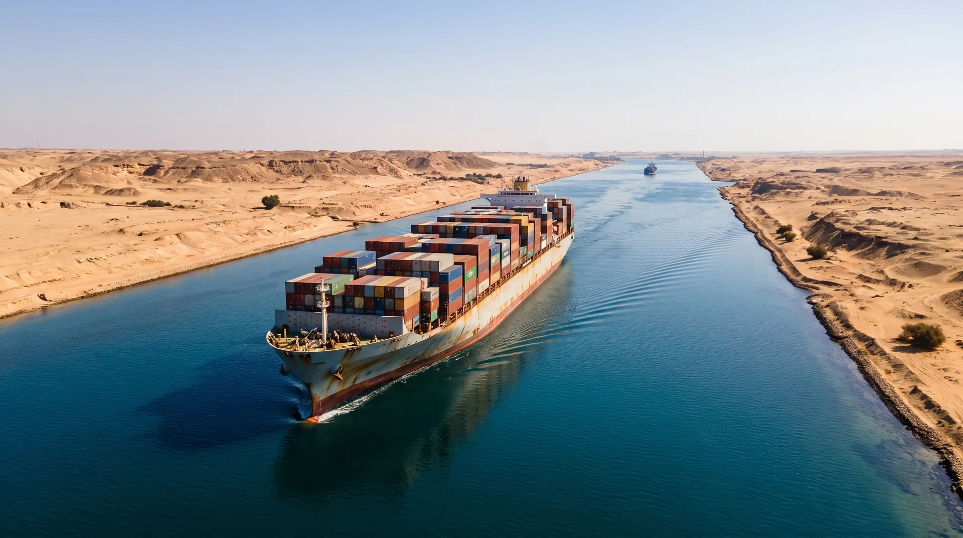 Surcharges for the passage of the Suez Canal will increase by a third