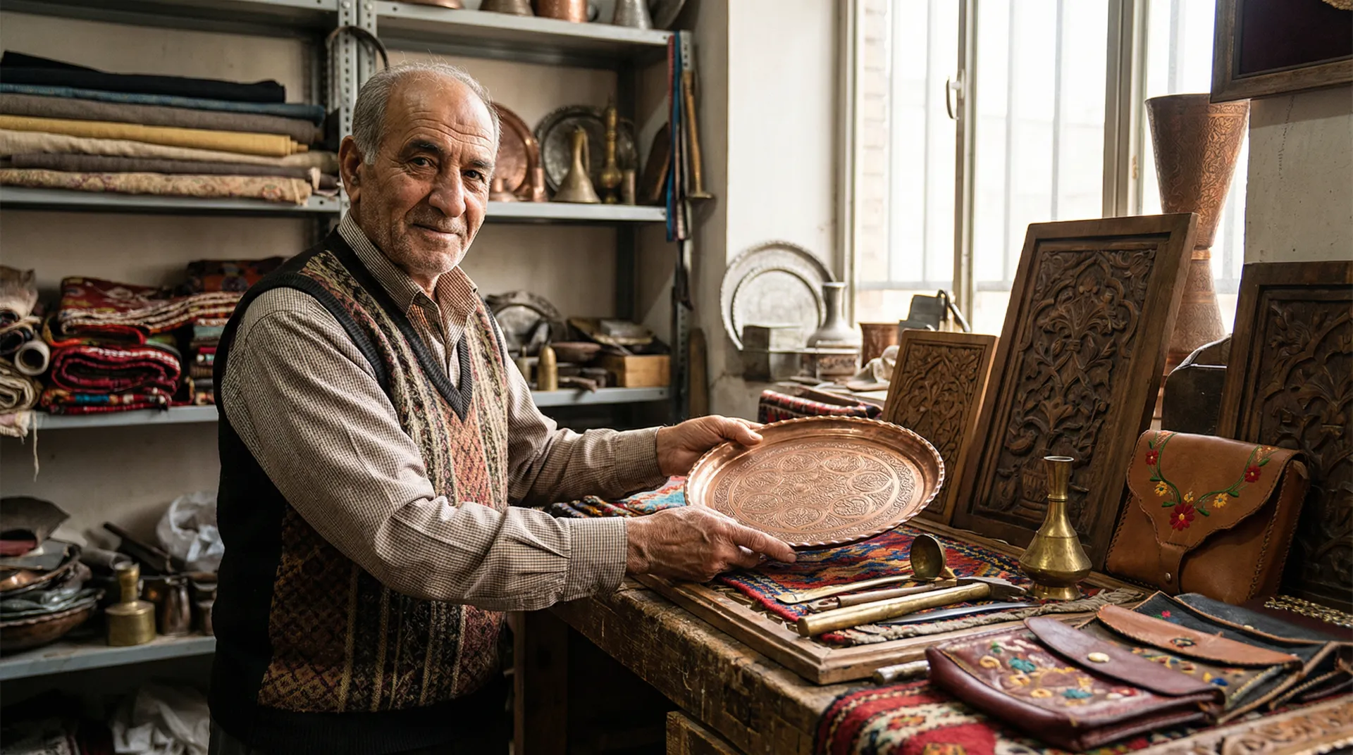 Iran earns $400 million a year on the export of handmade products