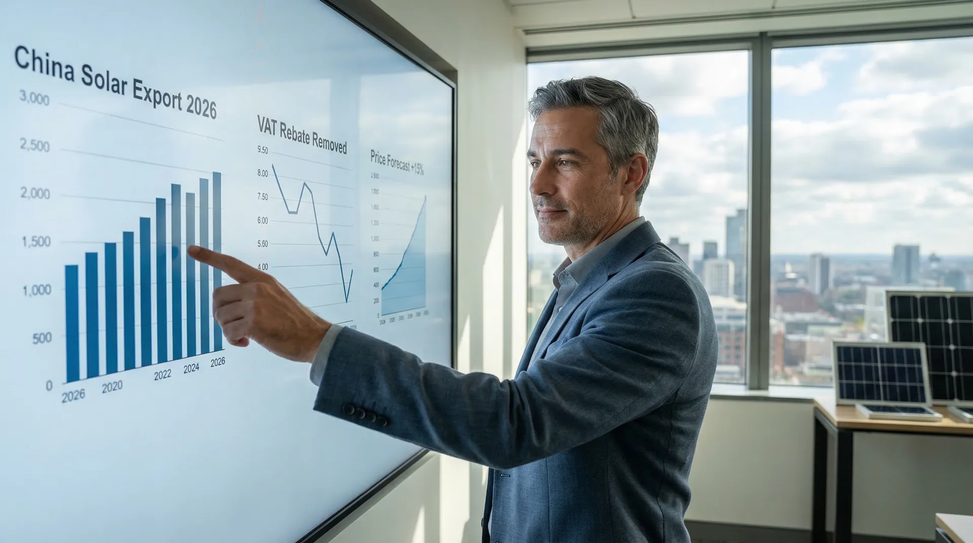 The abolition of subsidies in China triggers a rise in prices for solar panels