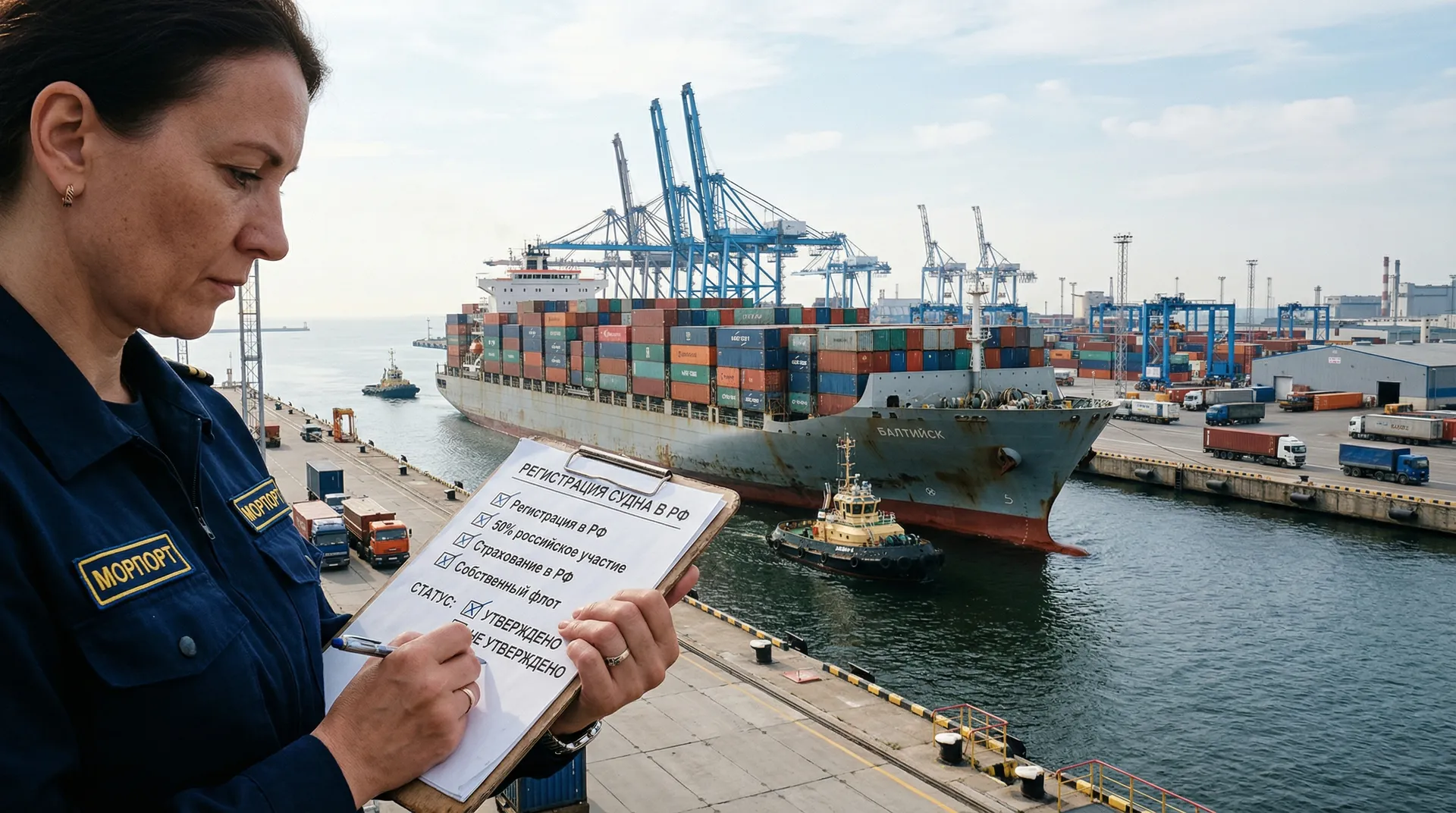 The Ministry of Transport will close the entrance to container giants without the “Russian contour”