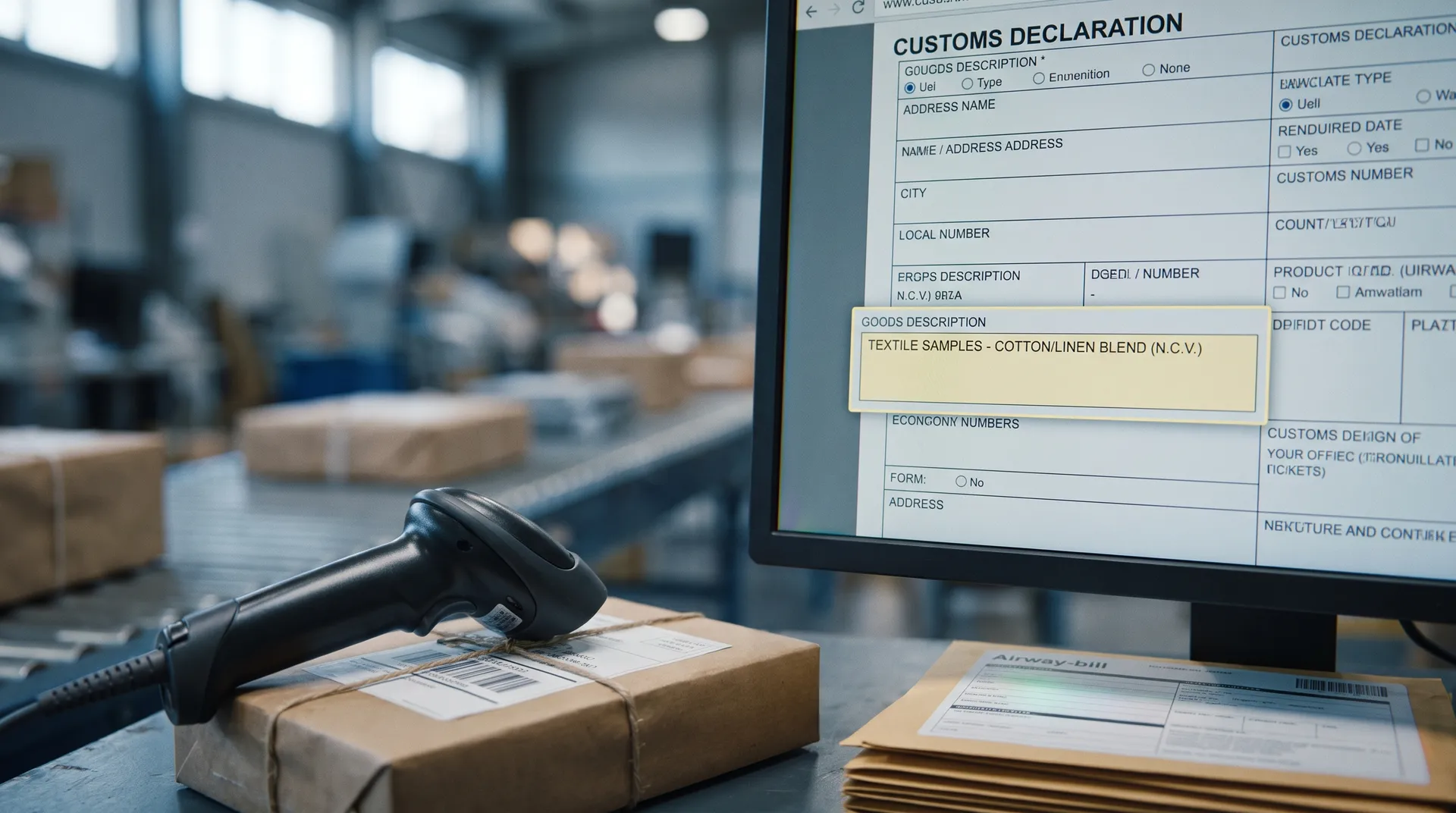 The EEC has changed the filling of the declaration for express cargo