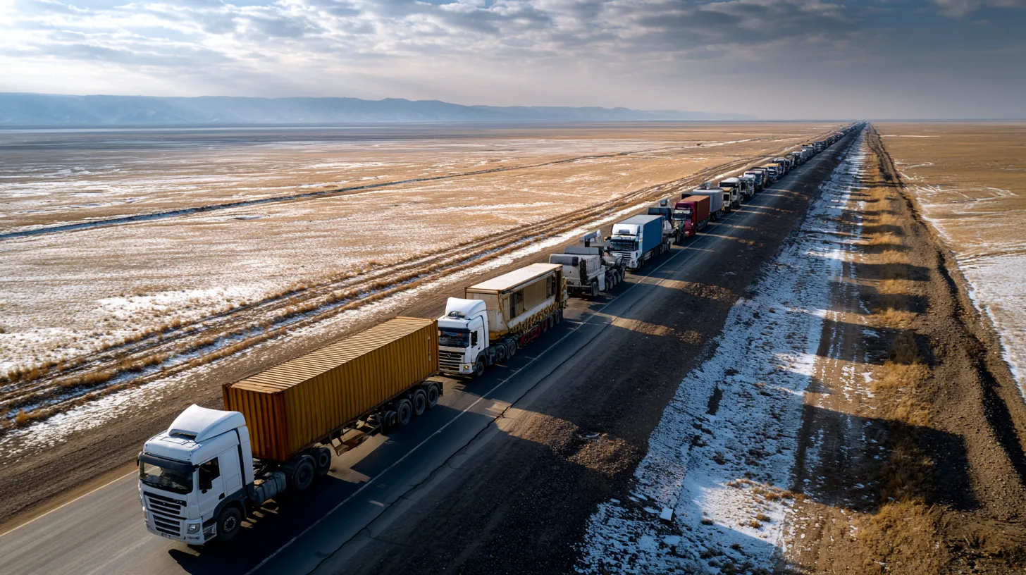 Trucks at the stop: cargo on the border with Kazakhstan froze in anticipation of decisions