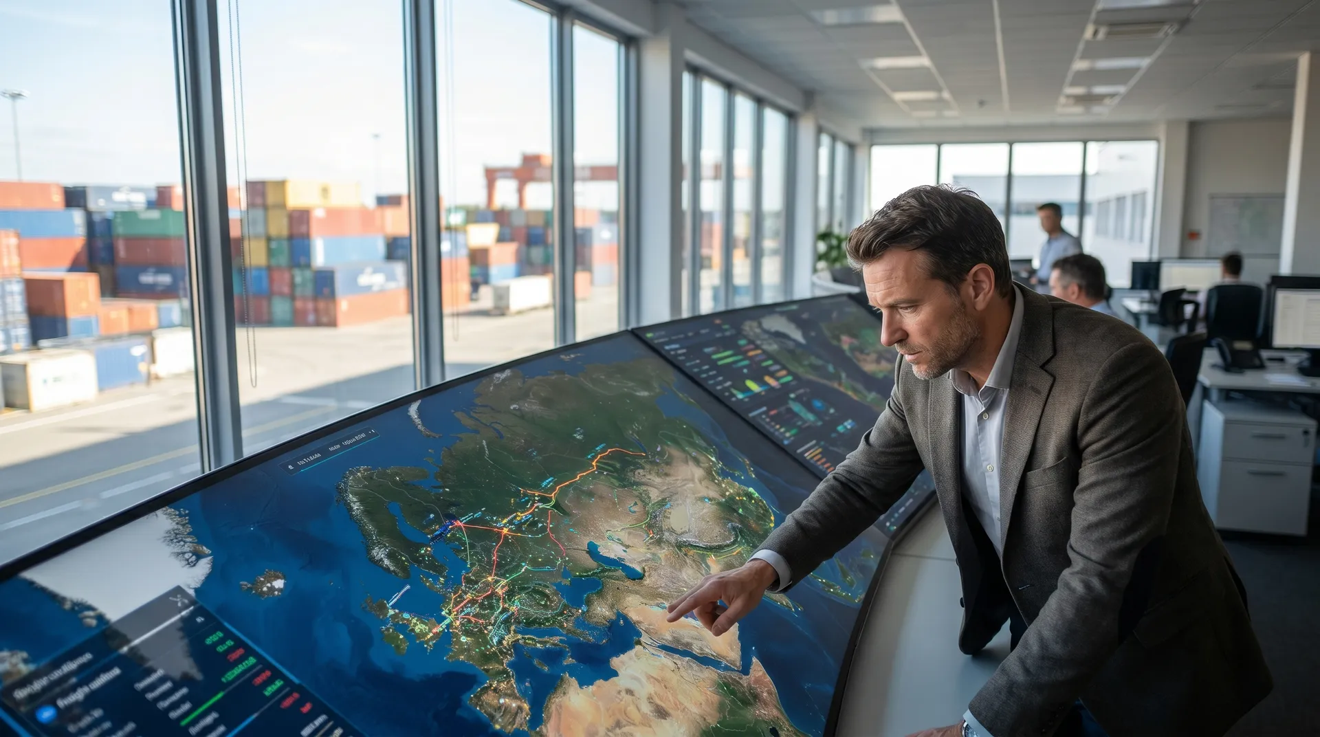 The Eastern corridor added 9%: shipments are being deployed to the East