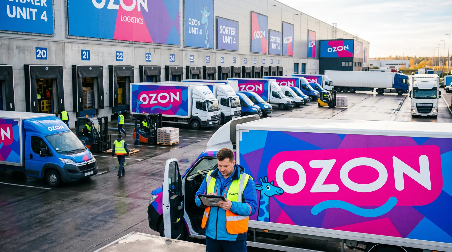 Ozon will introduce compensation for downtime for carriers: 21 rubles per minute