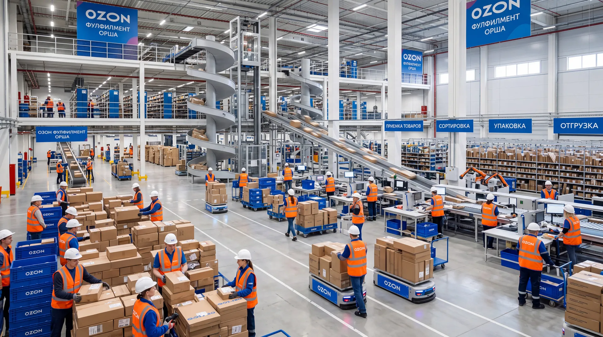 Ozon opens fulfillment center in Orsha and expands warehouse network in Belarus