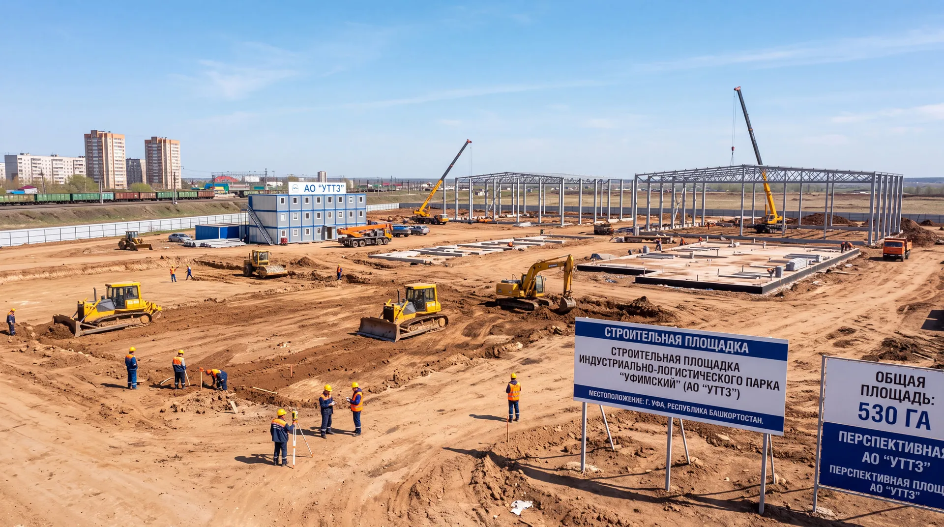 Industrial and logistics park Platform for 22 enterprises to be built in Ufa