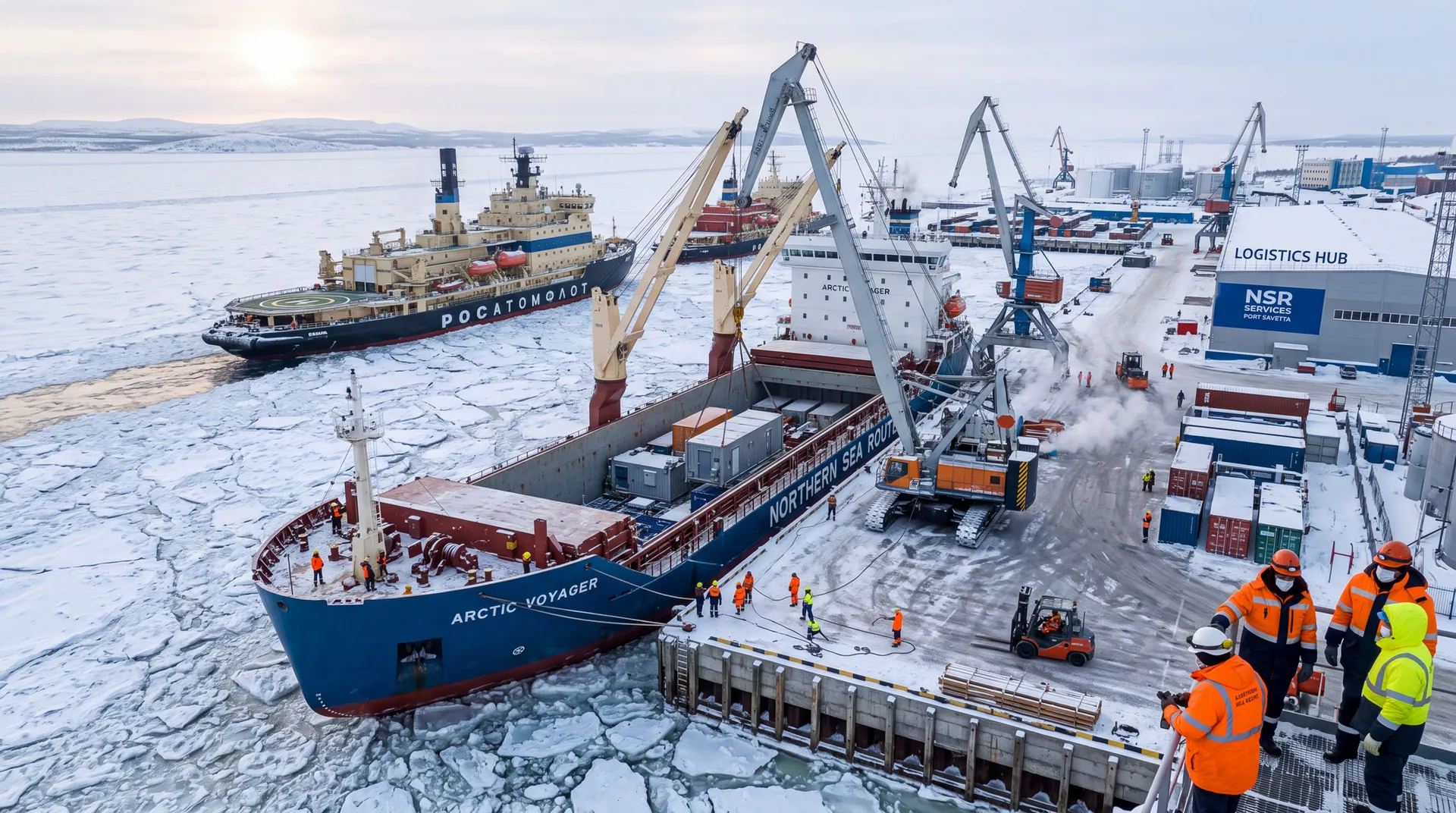 More than 100 billion rubles will be allocated for the development of the Northern Sea Route in 2027-2029.