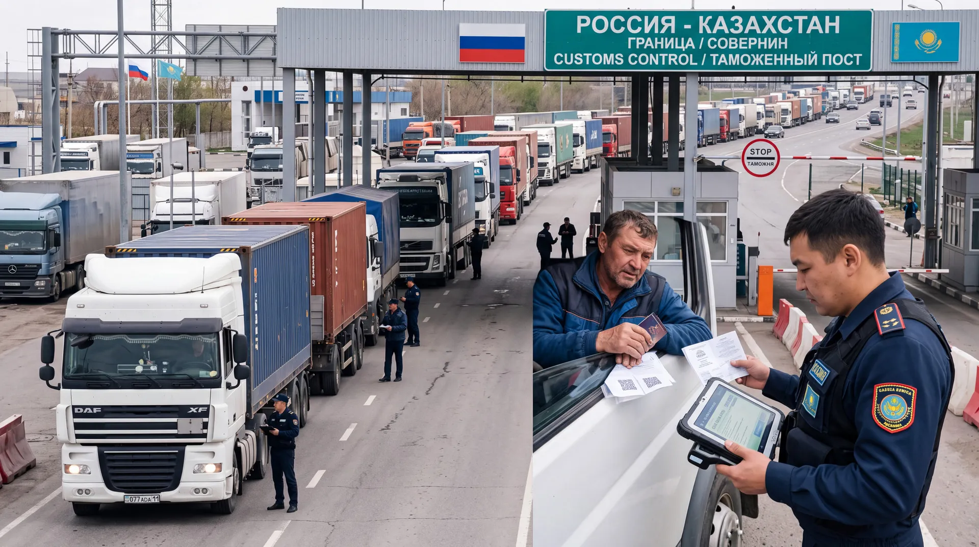 Russia and Kazakhstan have launched cargo transportation with e-CMR electronic waybill