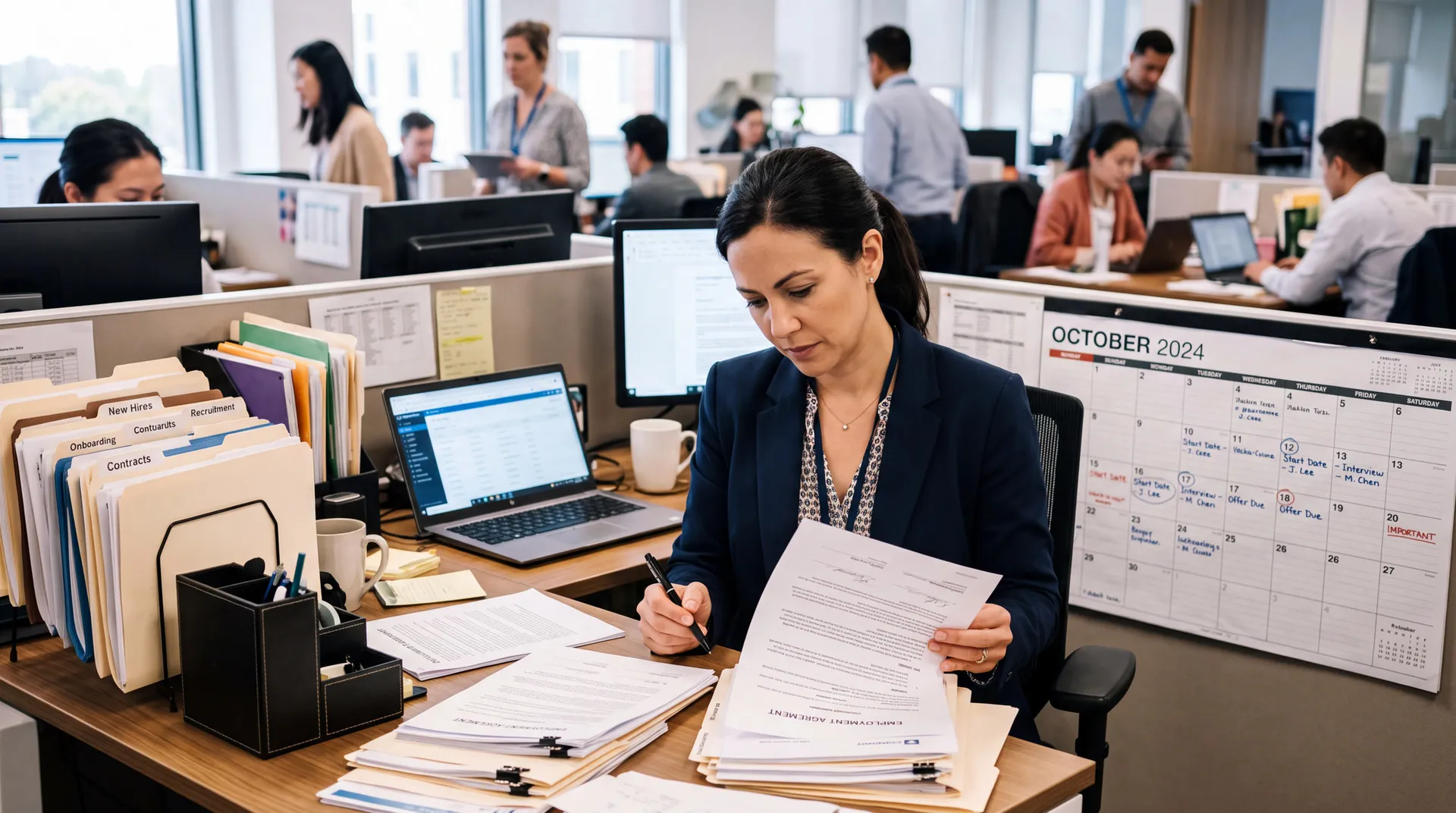 A fixed-term contract with a replacement employee is terminated on the day the main one leaves